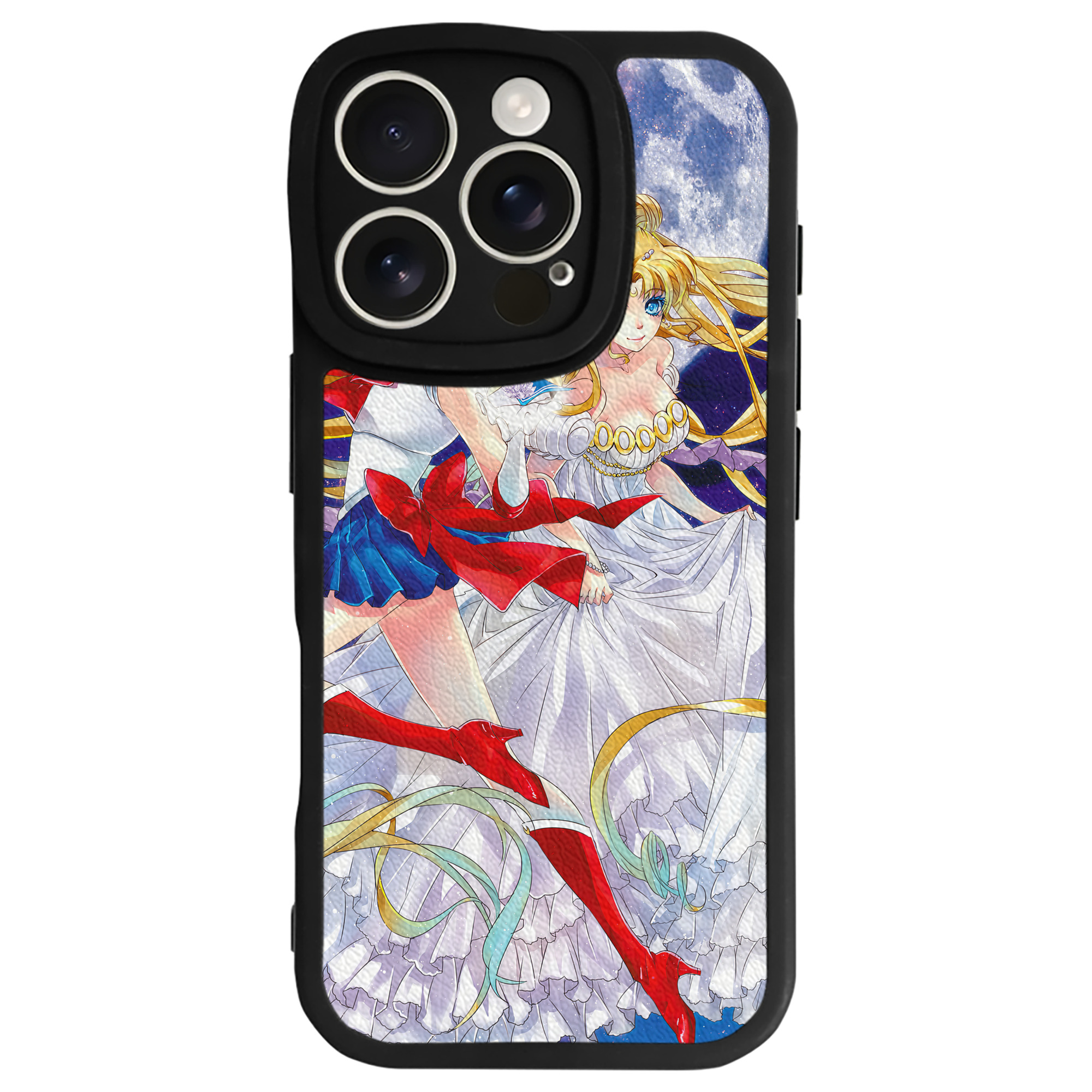 （画像用） 美少女戦士セーラームーン Sailor Moon 【iPhone 16シリーズ対応】シリコンスマホケース（レザー調） 材質：シリコン